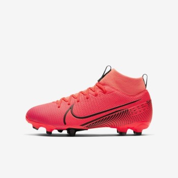 Nike Jr. Mercurial Superfly 7 Academy MG - Nagyobb Gyerek Focicipő - Piros/Piros/Fekete